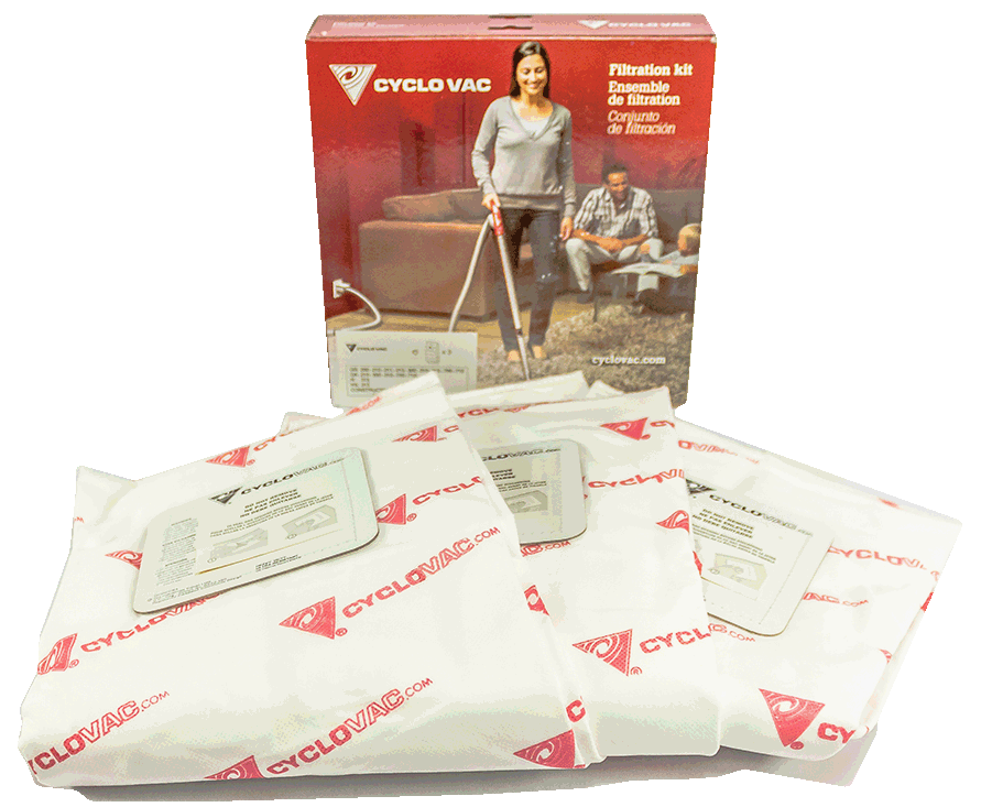 ORDER CYCLOVAC CENTRAL VACUUM BAGS
